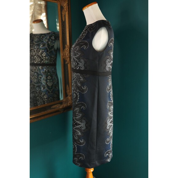 Chicos Dress Womens Colorful Paisley Lined Sleeveless A Line Sheath Size 0 - Picture 8 of 11